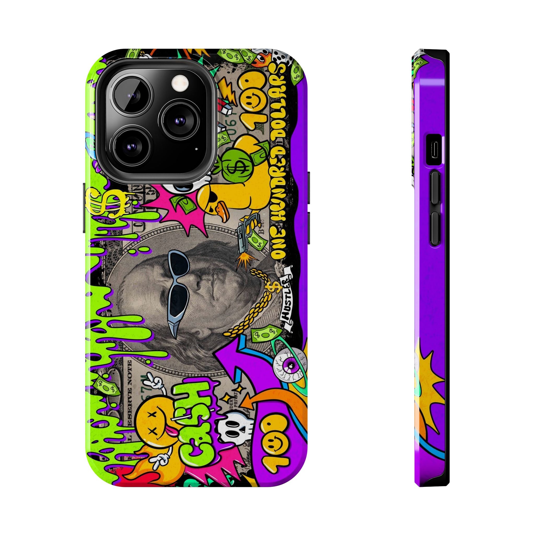 Vibrant Abstract Tough iPhone and Samsung Phone Cases - Funky, Graffiti-Style Protection, Perfect for Teens, Unique Gift, Street Art Lover, Cool Accessories