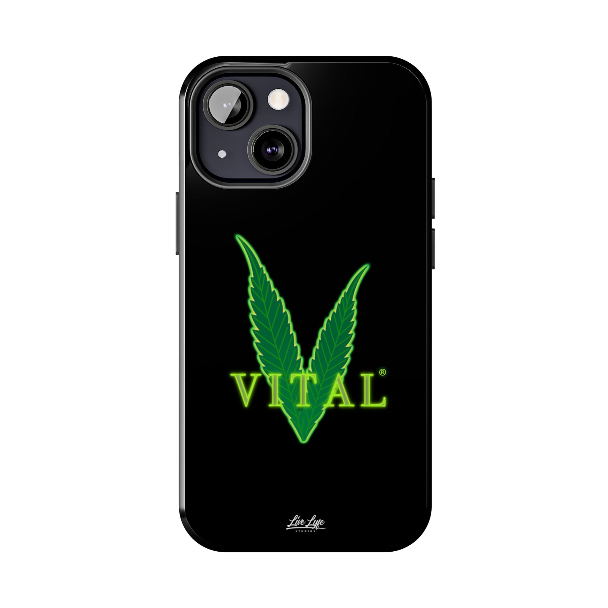 Vital Lyfe Phone Case – Sleek Black Cover