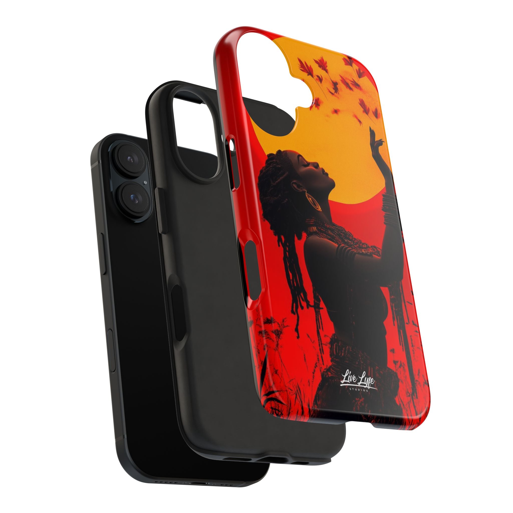 Sunset Spirit, Rasta Soul Awakening Phone Case