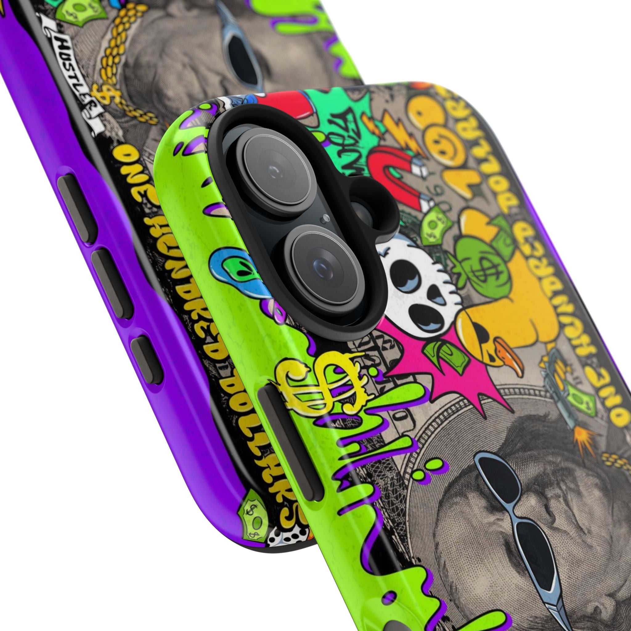 Vibrant Abstract Tough iPhone and Samsung Phone Cases - Funky, Graffiti-Style Protection, Perfect for Teens, Unique Gift, Street Art Lover, Cool Accessories