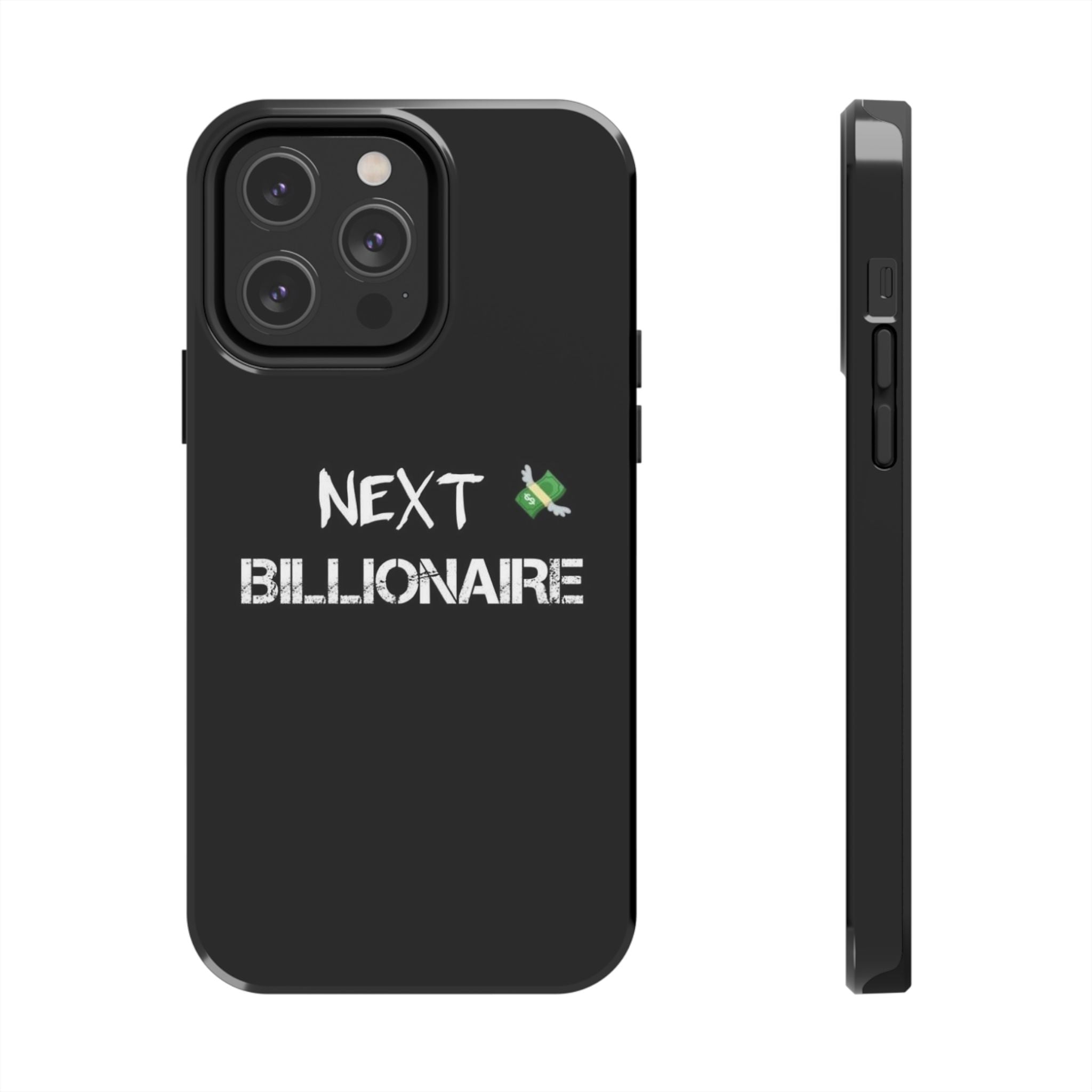 Bold Next Billionaire Phone Case, Tough Phone Cover, Entrepreneur Gift, Motivational Phone Accessory, Unique Tech Decor