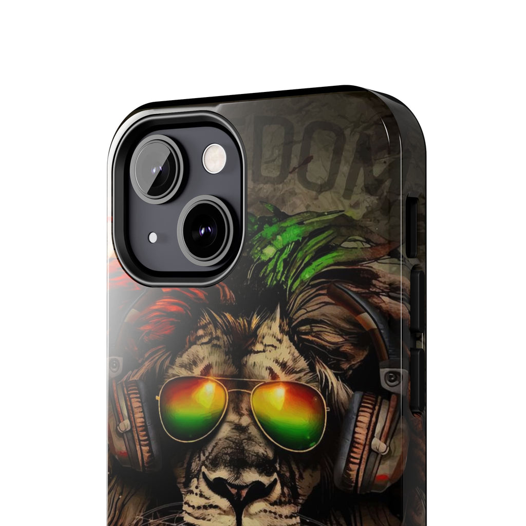 Reggae Lion Iphone Phone Case - Tough Phone Cases for Music Lovers, Gift for Rasta Fans, Vibrant Phone Cover, Unique Phone Accessories, [...]