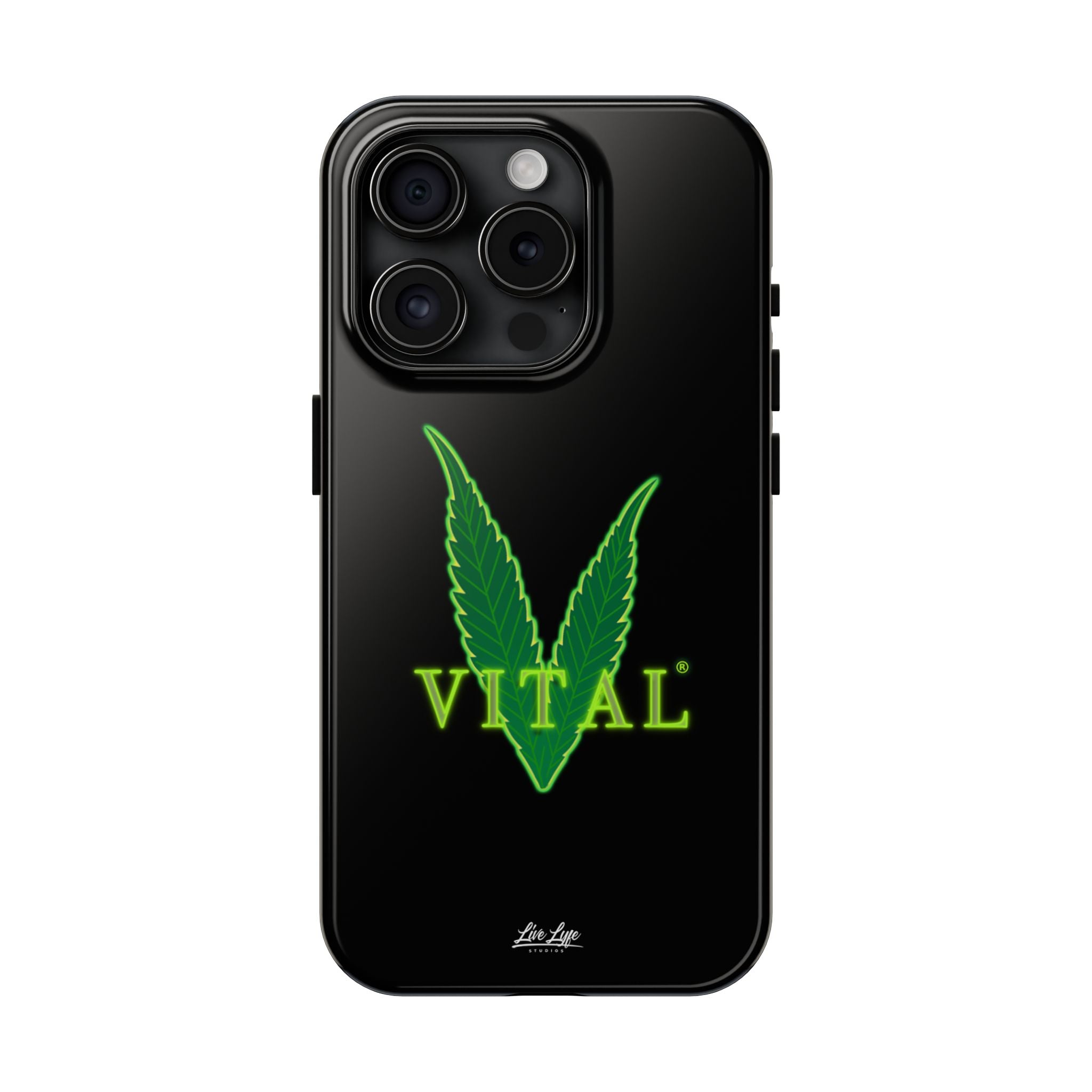 Vital Lyfe Phone Case – Sleek Black Cover