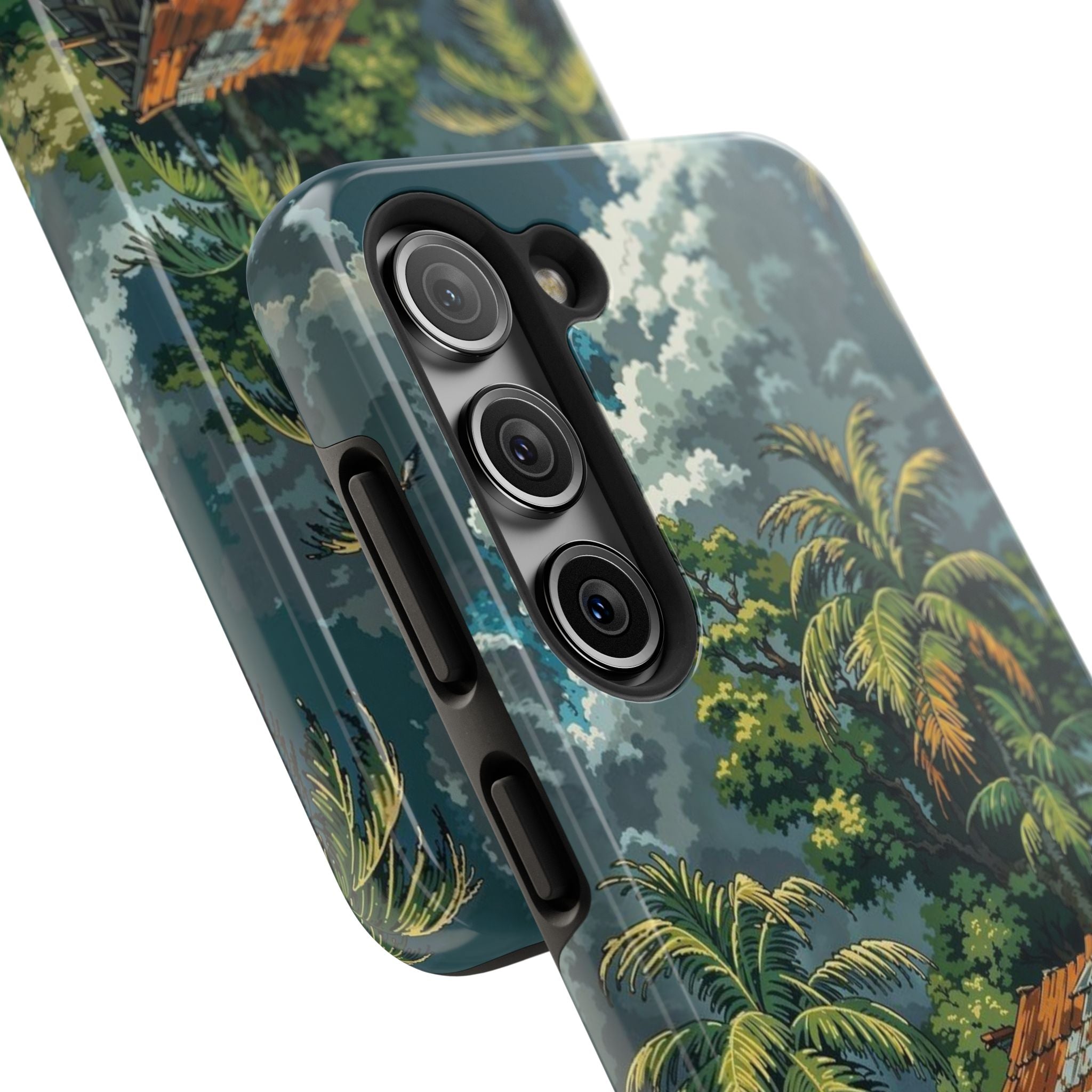 Tropical Paradise Tough iPhone and Samsung Cases - Beach Vibe, Summer Gift, Durable Protection for Adventure Lovers, Coastal Decor, Phone Accessories