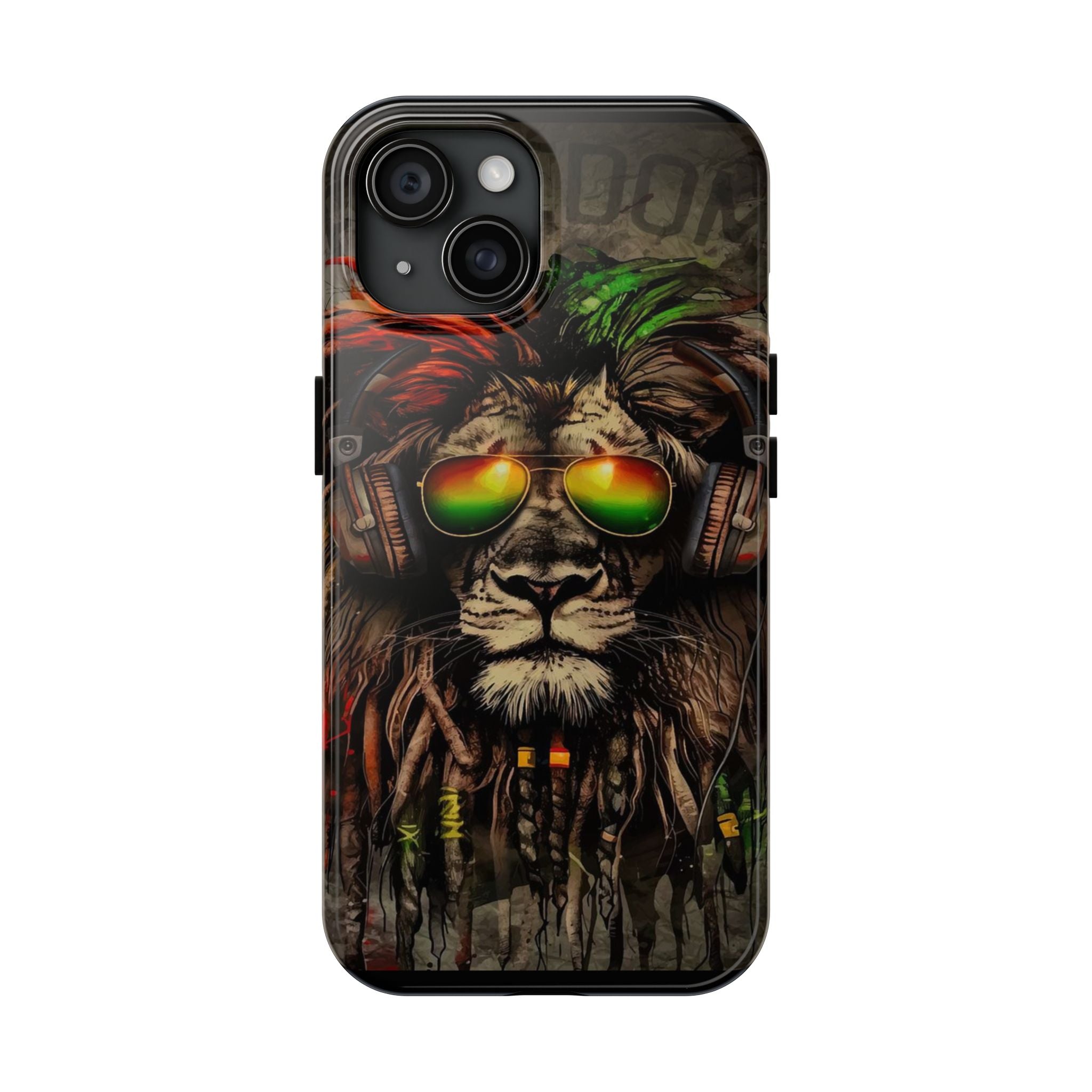 Reggae Lion Iphone Phone Case - Tough Phone Cases for Music Lovers, Gift for Rasta Fans, Vibrant Phone Cover, Unique Phone Accessories, [...]