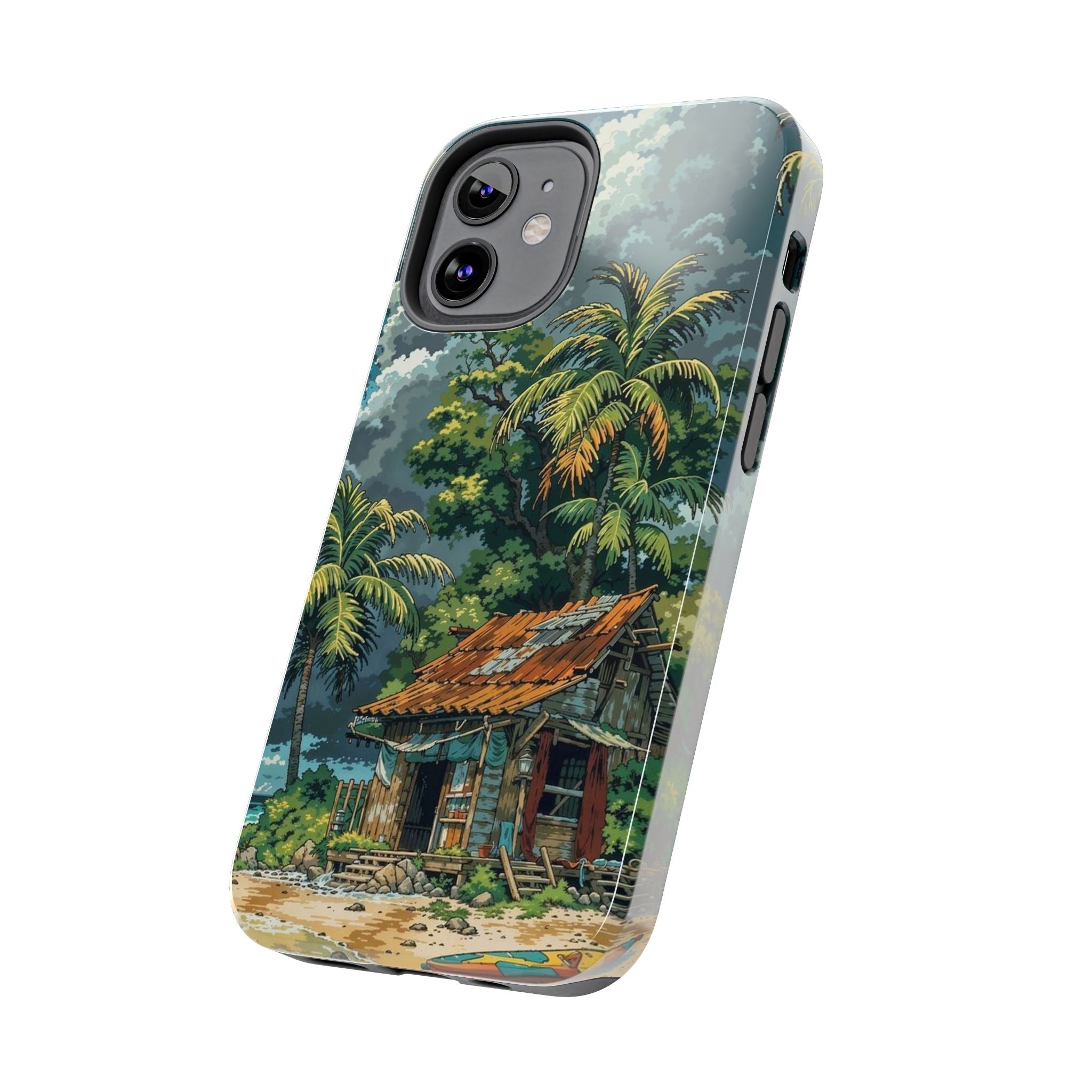 Tropical Paradise Tough iPhone and Samsung Cases - Beach Vibe, Summer Gift, Durable Protection for Adventure Lovers, Coastal Decor, Phone Accessories