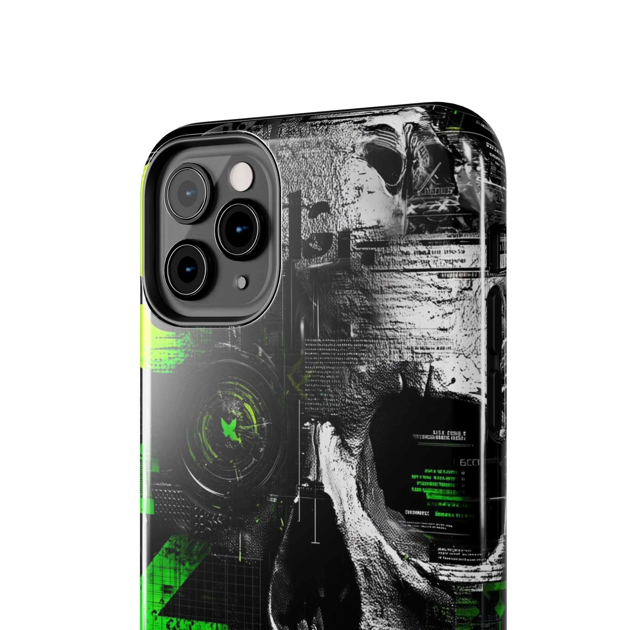 Edgy Skull iPhone Case Tough Protection for Your Device, Unique Design for Gamers, Halloween Gift, Tech Accessories, Bold Aesthetic