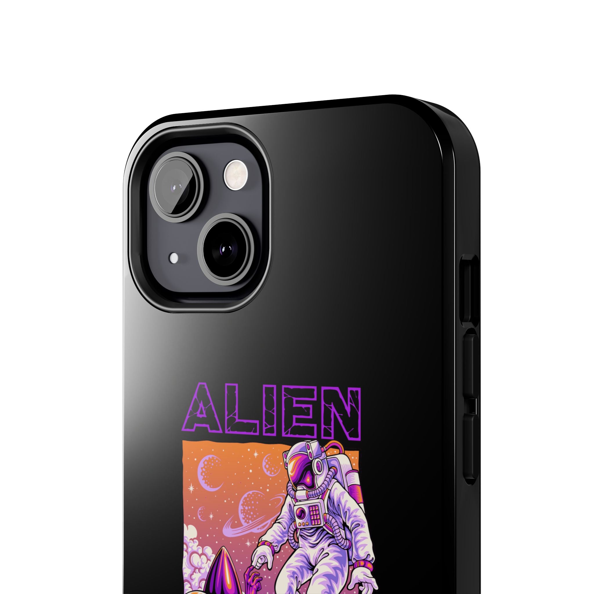 Alien Connection Phone Case – Sleek Black Cover
