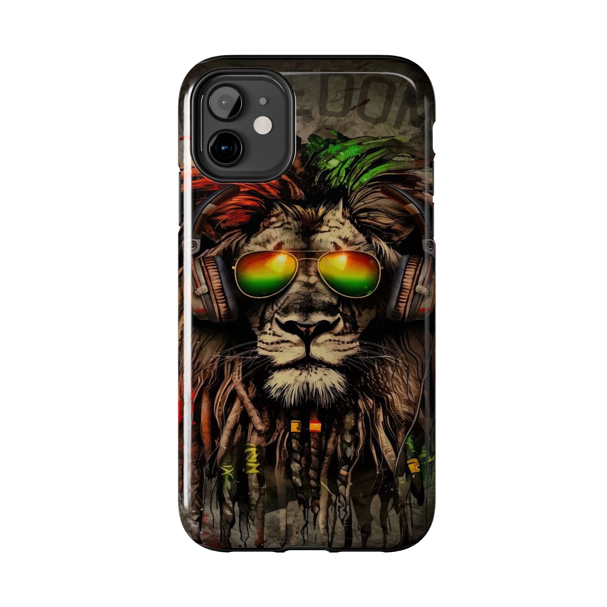 Reggae Lion Iphone Phone Case - Tough Phone Cases for Music Lovers, Gift for Rasta Fans, Vibrant Phone Cover, Unique Phone Accessories, [...]