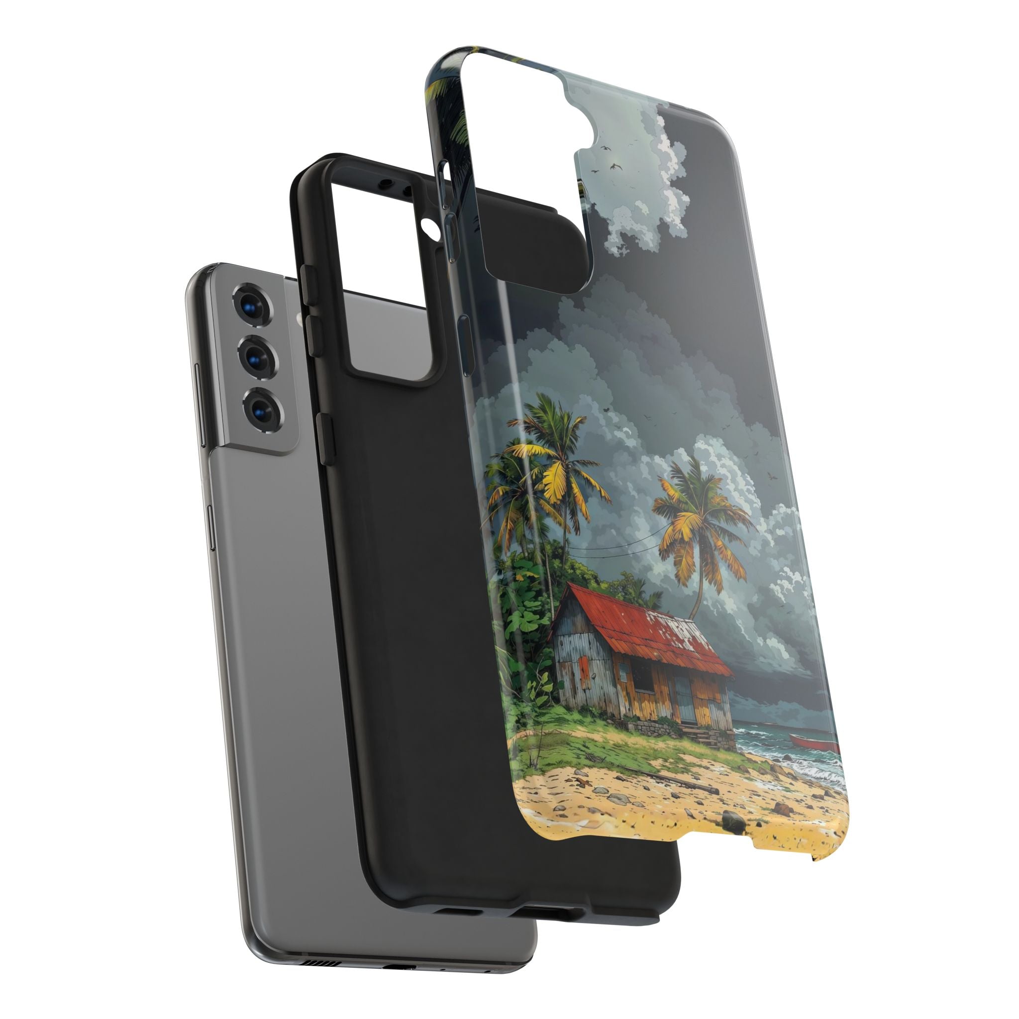 Tropical Beach Phone Cases - Coastal Vibes, Summer Gift, Adventure Ready, Travel Companion, Protective Cover Layer